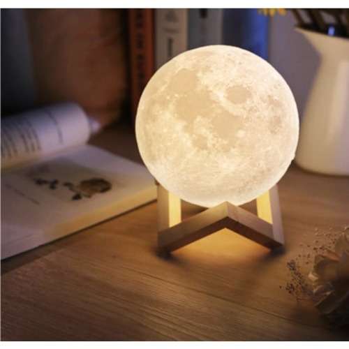 Rechargeable Lunar 3D Moon Lamp