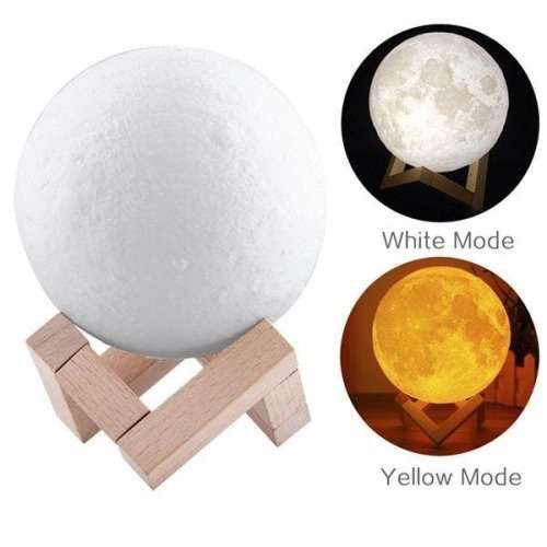 Rechargeable Lunar 3D Moon Lamp