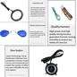 12V Universal Push Start Stop Button Smart Key RFID Car Alarm Push Button Start Keyless Transponder