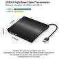 USB 3.0 High speed White External Combo Optical Drive CD/DVD Player CD/DVD RW ROM Burner Drive for L