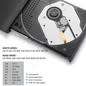 USB 3.0 High speed White External Combo Optical Drive CD/DVD Player CD/DVD RW ROM Burner Drive for L