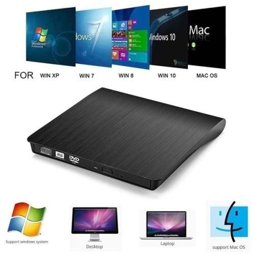 USB 3.0 High speed White External Combo Optical Drive CD/DVD Player CD/DVD RW ROM Burner Drive for L