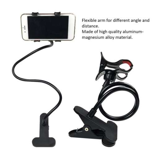 Universal Lazy Bed Desktop Car Stand Mount Long Arm Holder For Cell Phone