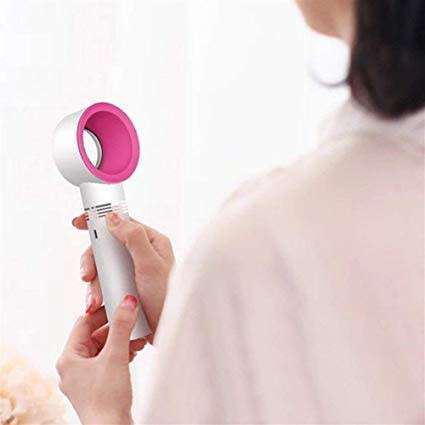 Mini Portable Cooling Fan Portable Handheld Cooling Fan Bladeless USB Mini Fan Desktop Leafless Fan