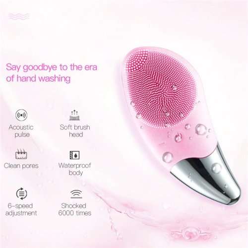Facial Cleansing, Waterproof Silicone Electric Blackhead