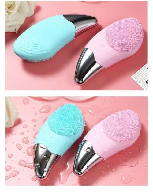 Facial Cleansing, Waterproof Silicone Electric Blackhead