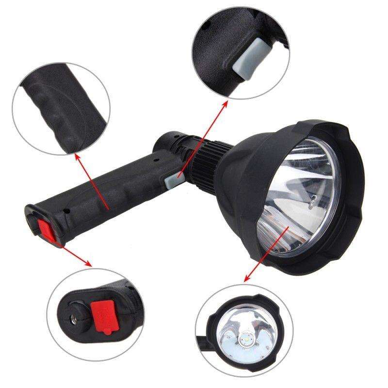 Pistol LED Hunting Spot Light Rechargeable Handheld Torch
