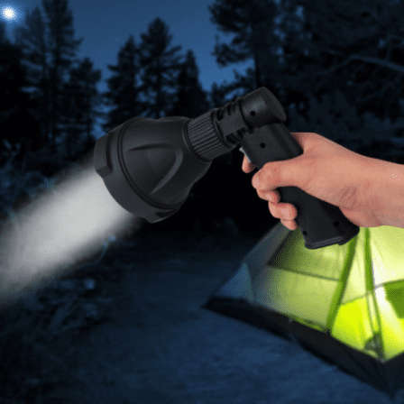 Pistol LED Hunting Spot Light Rechargeable Handheld Torch