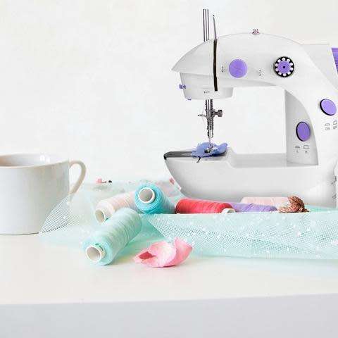 Portable Desktop Electric Mini Sewing Machine