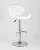 Diamond Padded Bar Kitchen Stool Chairs - Set of 2 - White Colour