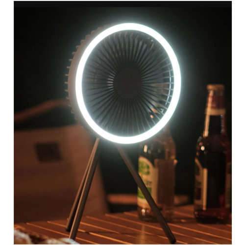 Rechargeable Mini LED Tripod Desktop Fan U36
