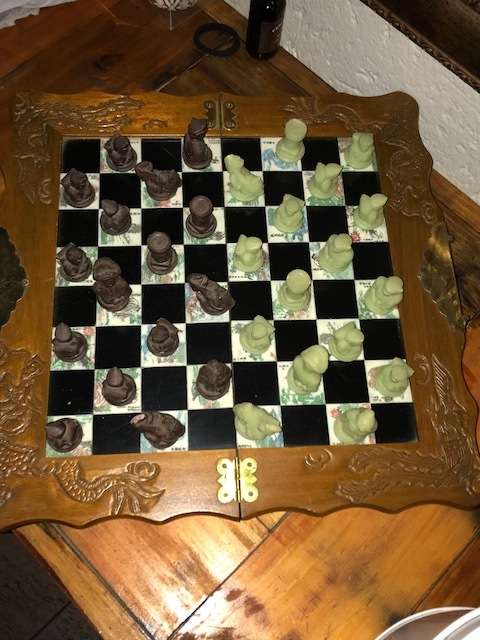 Hand carved Wooden Chess set
