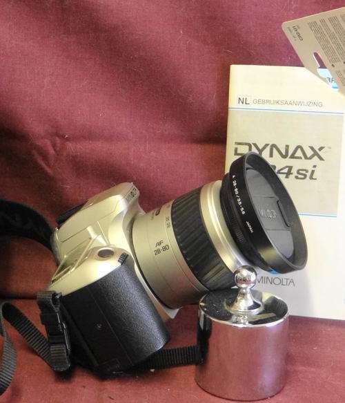 Minolta Dynax 404 si and telelens 75-300 mm