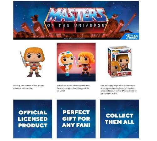 Funko TV Masters of the Universe - Prince Adam Vinyl Figure (New)