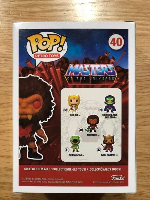 Funko Pop! Retro 40: Masters of the Universe - Grizzlor Vinyl Figure (New)