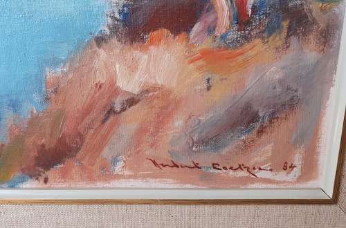 Herbert Coetzee oil painting