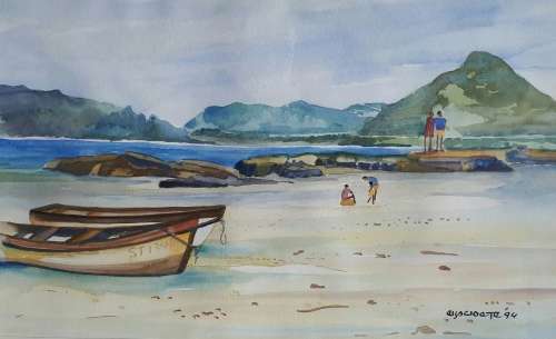 Elsa Cloete watercolour painting