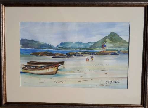 Elsa Cloete watercolour painting