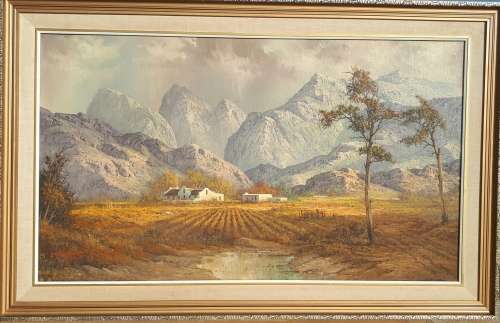 Hentie Meyer oil painting