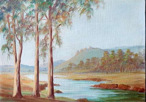 Versteegh oil painting