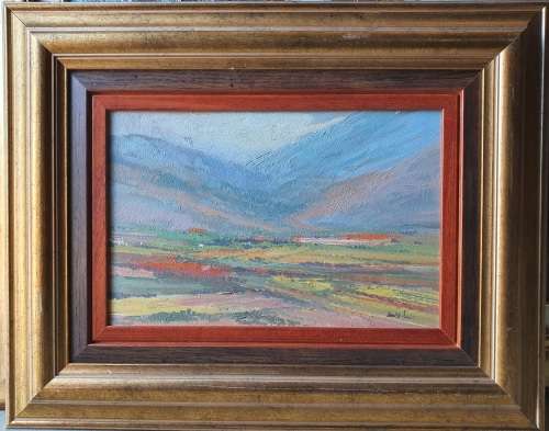 Louis Audi oil painting