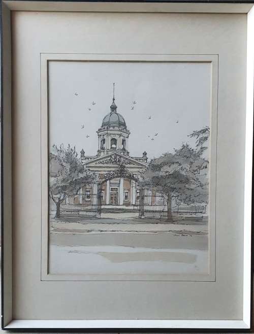 Don Adair mixed medium painting