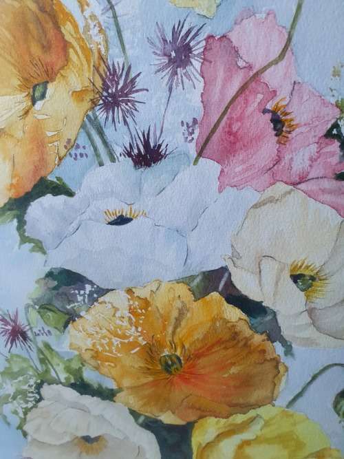 Ralphine watercolour painting