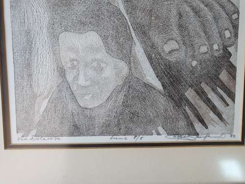 Casper Steenkamp, lino 8/8 (Via Dolarosa)