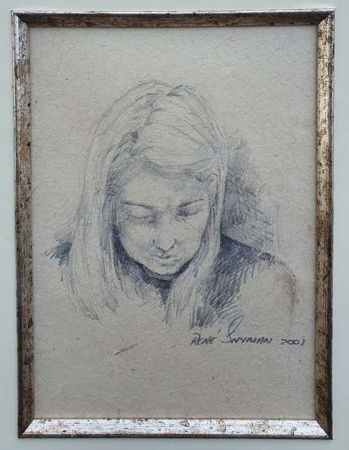 Rene Snyman pencil sketch