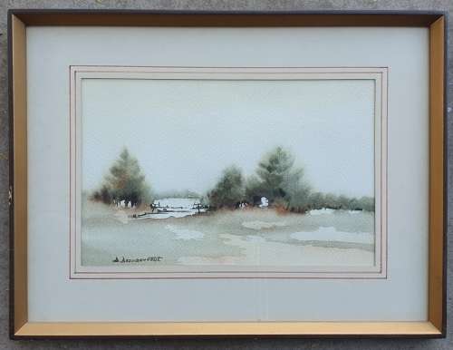 D. Bezuidenhout watercolour painting