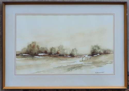 D. Bezuidenhout watercolour painting