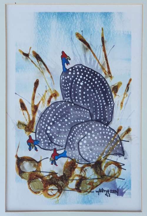 Westhuizen mixed medium art work