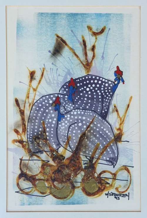 Westhuizen mixed medium art work