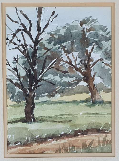 M. van Rooyen watercolour painting