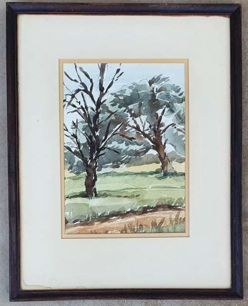 M. van Rooyen watercolour painting