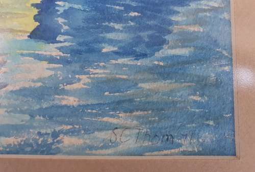 Sarie C. Thom watercolour painting