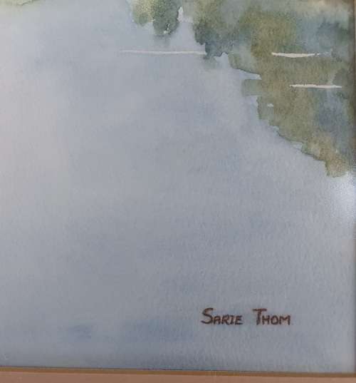 Sarie C. Thom watercolour painting