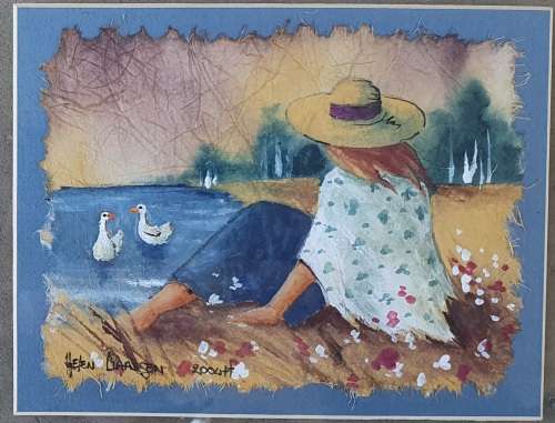 Helen Claasen watercolour painting
