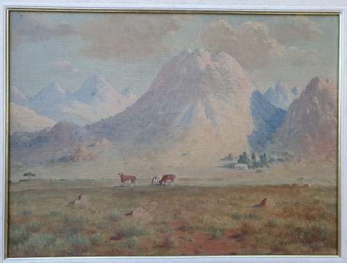 J.Pohl oil painting