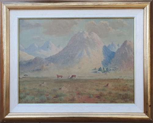 J.Pohl oil painting