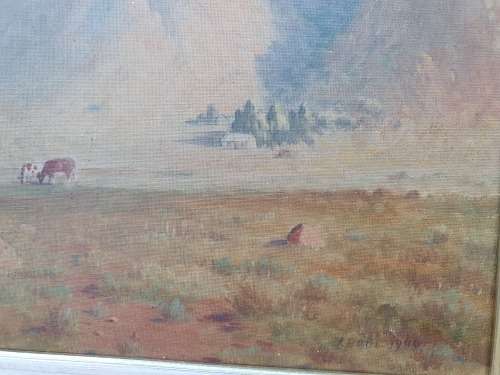 J.Pohl oil painting