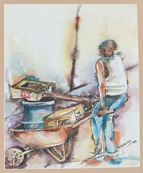 Welcome Koboka - Watercolour painting
