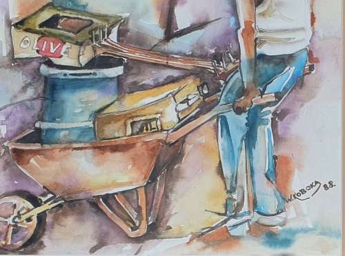 Welcome Koboka - Watercolour painting