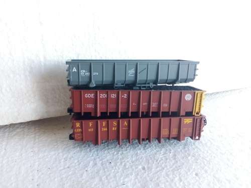 HO FRATESCHI JOBLOT COAL WAGONS