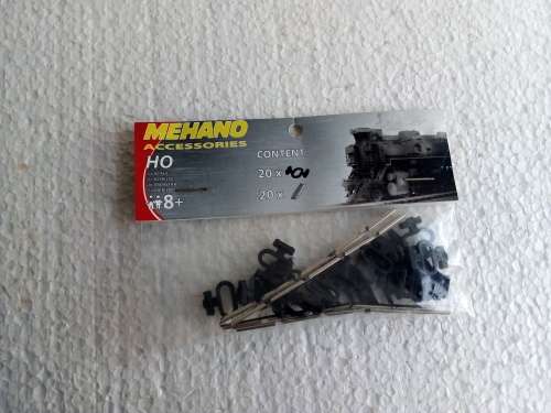 HO MEHANO TRACK CLIPS &RAILJOINERS