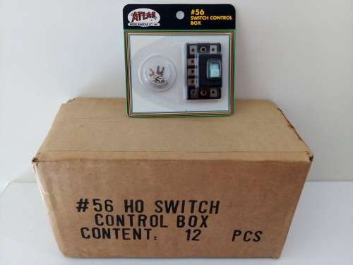 ATLAS HO SCALE FULL BOX OF SWITCH CONTROL BOXED