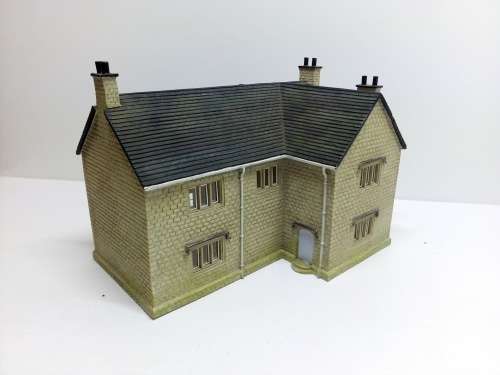 HO/OO HORNBY CAST DOUBLE STORY HOUSE