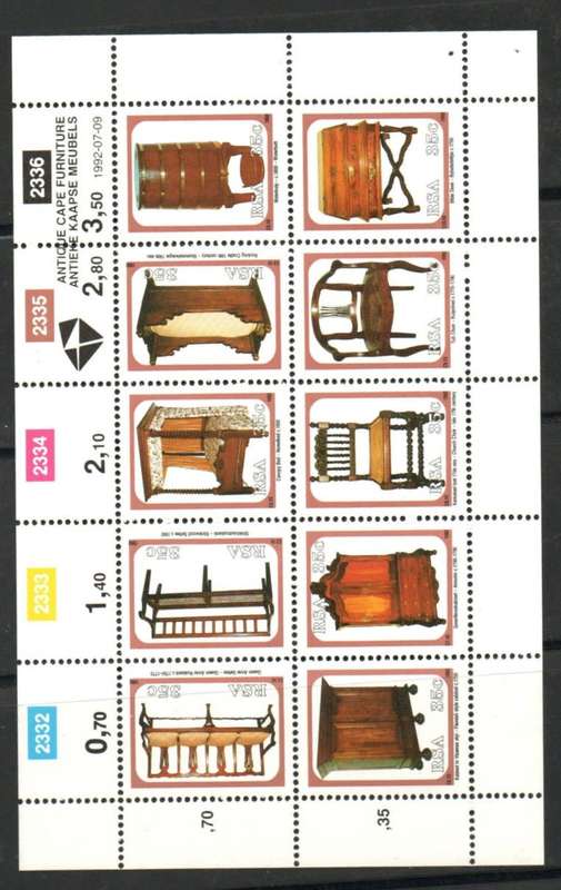 1992, 9 July Antique Cape Furniture SACC 777 - Sheetlet