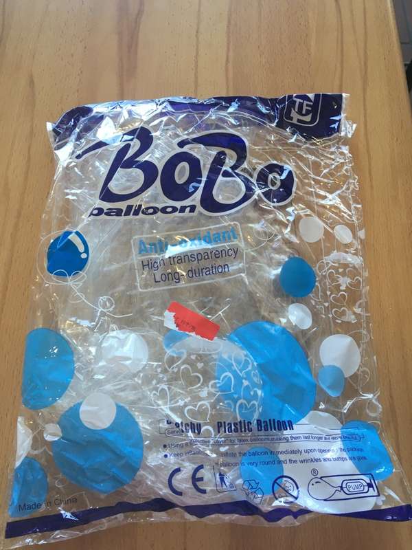 Bobo Balloons 10pcs  18 Inch Transparent