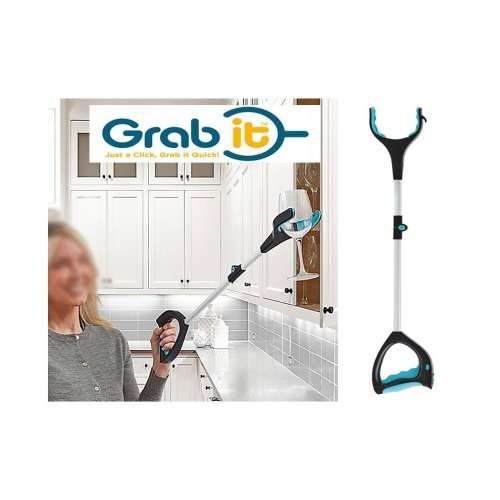 Grab It Featuring Ratcheting Action /GRABBER Reaching Aid Grabbing Pick up Tool
